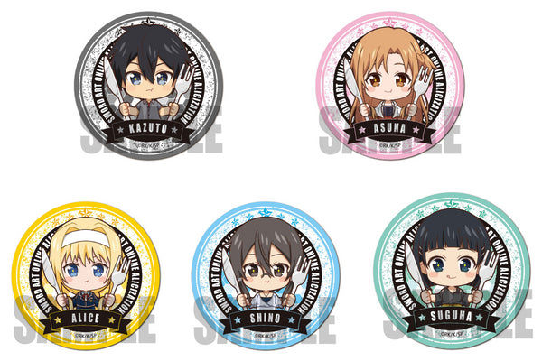 『ソードアート・オンライン アリシゼーション War of Underworld』缶バッジ ごちきゃら BOX