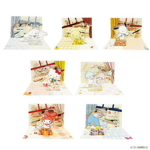 『サンリオ』ミニアクリルスタンド背景カード付き ランダム販売