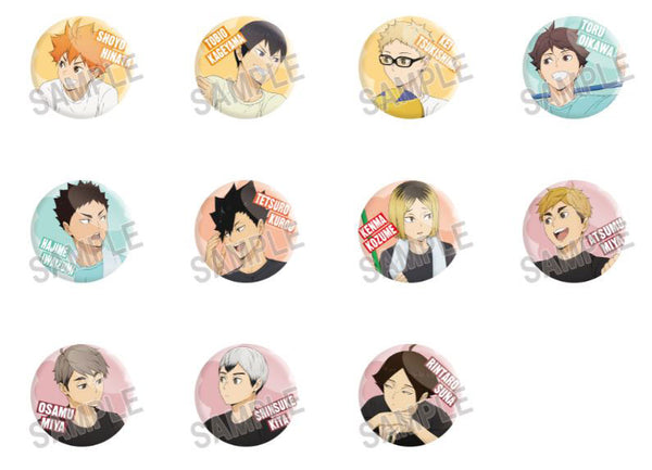 『ハイキュー!!』掃除 トレーディング缶バッジ BOX