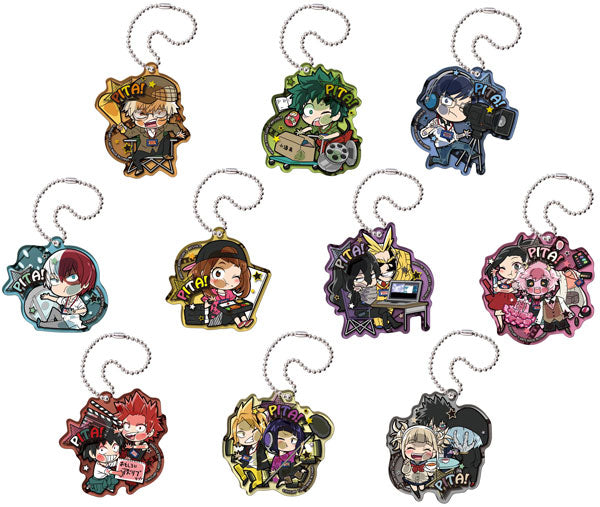 『僕のヒーローアカデミア』ぴた!でふぉめ 撮影隊 アクリルキーホルダー BOX