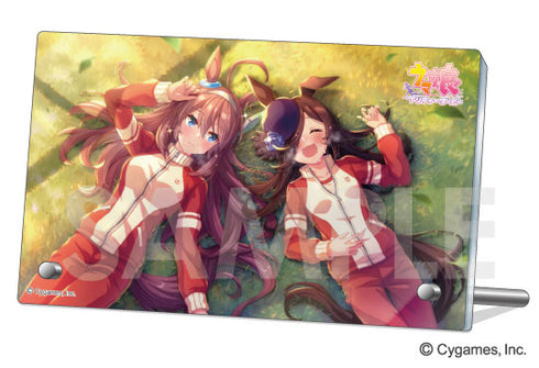 『ウマ娘 プリティーダービー』アクリルプレート Vol.3 2.ミホノブルボン&ライスシャワー
