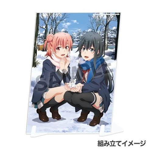 『やはり俺の青春ラブコメはまちがっている。完』ビジュアルアクリルプレート 雪ノ下雪乃&由比ヶ浜結衣 2019 winter ver.