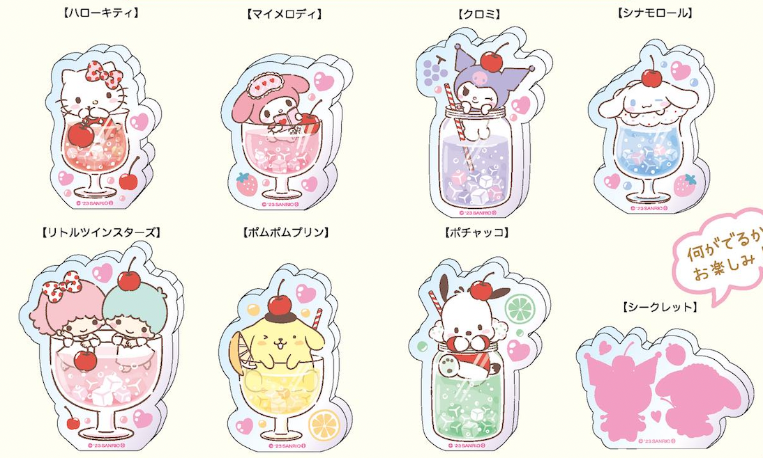 サンリオキャラクターズ』オーロラアクリルフィギュア BOX