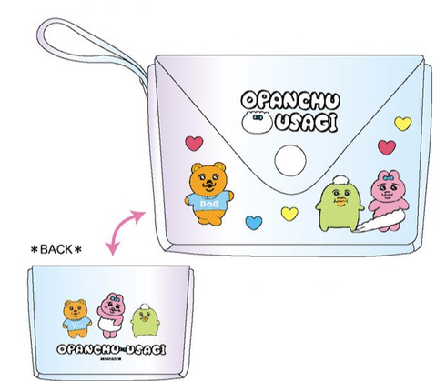 『おぱんちゅうさぎ』オーロラミニポーチ フレンズ