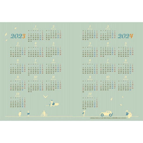 『ジブリ 魔女の宅急便』2023スケジュール帳 魔女の宅急便 WMR-20