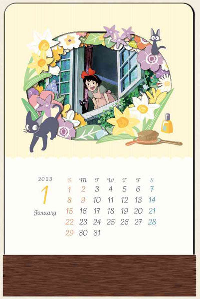 『スタジオジブリ作品』2023kasanaruカレンダー 魔女の宅急便