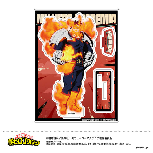 「僕のヒーローアカデミア」(ヒロアカ)描き下ろし アクリルスタンド(Eエンデヴァー)