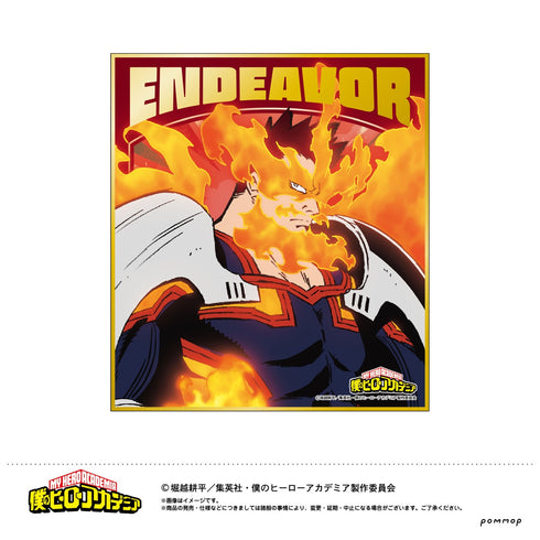 「僕のヒーローアカデミア」(ヒロアカ)描き下ろし 箔押しミニ色紙コレクション BOX