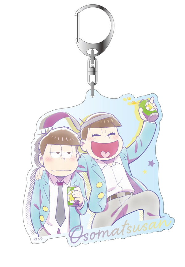 『おそ松さん』一松&十四松 (春) 描き下ろし アクリルキーホルダー