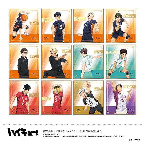 『ハイキュー!!』箔押しミニ色紙コレクション BOX