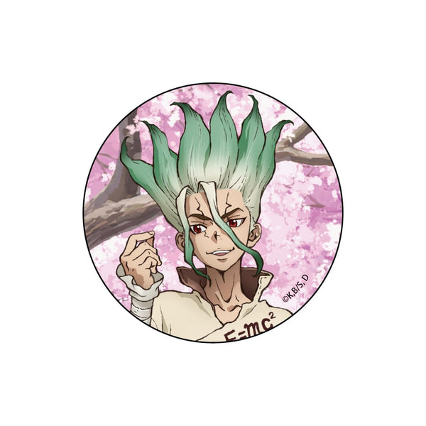 『Dr.STONE』【描き下ろし】缶バッジ 石神千空(桜)