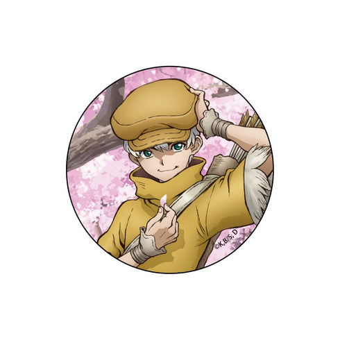 『Dr.STONE』【描き下ろし】缶バッジ 西園寺羽京(桜)