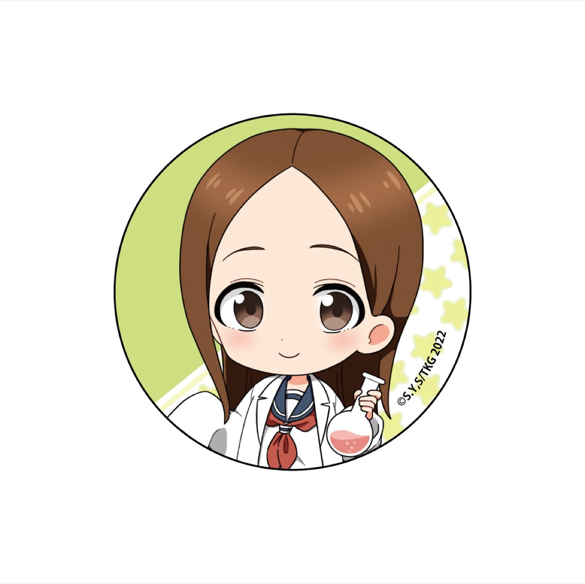 からかい上手の高木さん3』描き起こし缶バッジセット(理科