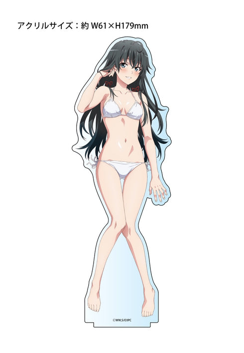 『やはり俺の青春ラブコメはまちがっている。完』【描き下ろし】BIGアクリルスタンド 雪乃(白ビキニ)