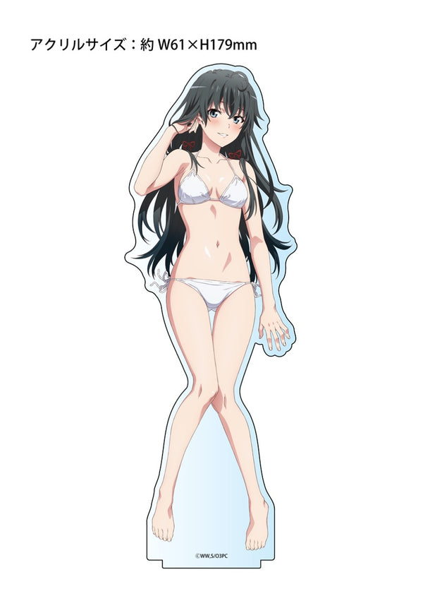 『やはり俺の青春ラブコメはまちがっている。完』【描き下ろし】BIGアクリルスタンド 雪乃(白ビキニ)