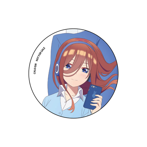 『映画 五等分の花嫁』描き下ろし抱き枕カバー+缶バッジセット 中野三玖
