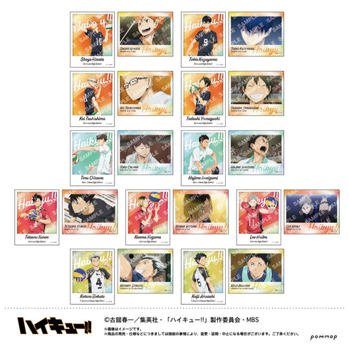『ハイキュー!!』フォト風メタルステッカーコレクション BOX