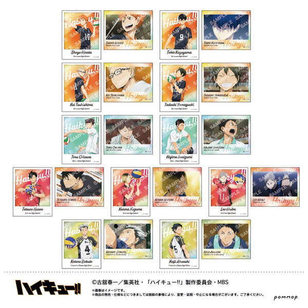 『ハイキュー!!』フォト風メタルステッカーコレクション BOX