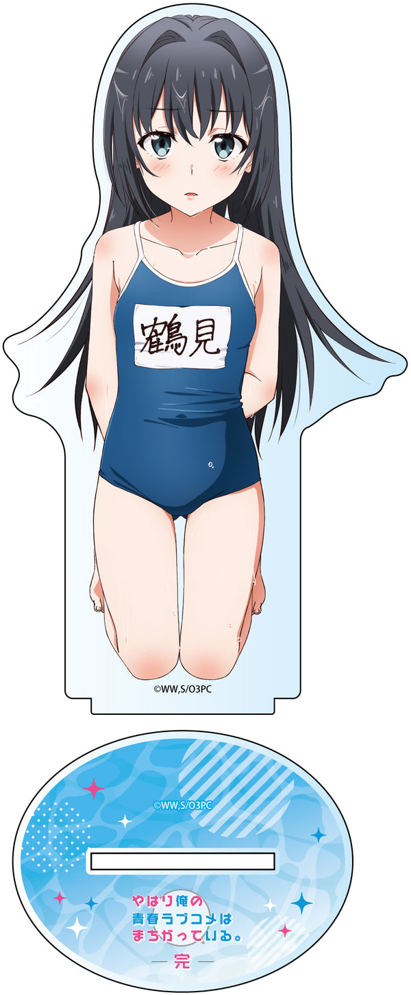 《我的青春戀愛喜劇果然有問題。完》【全新繪製】校服泳裝 BIG 壓克力立牌 鶴見留美