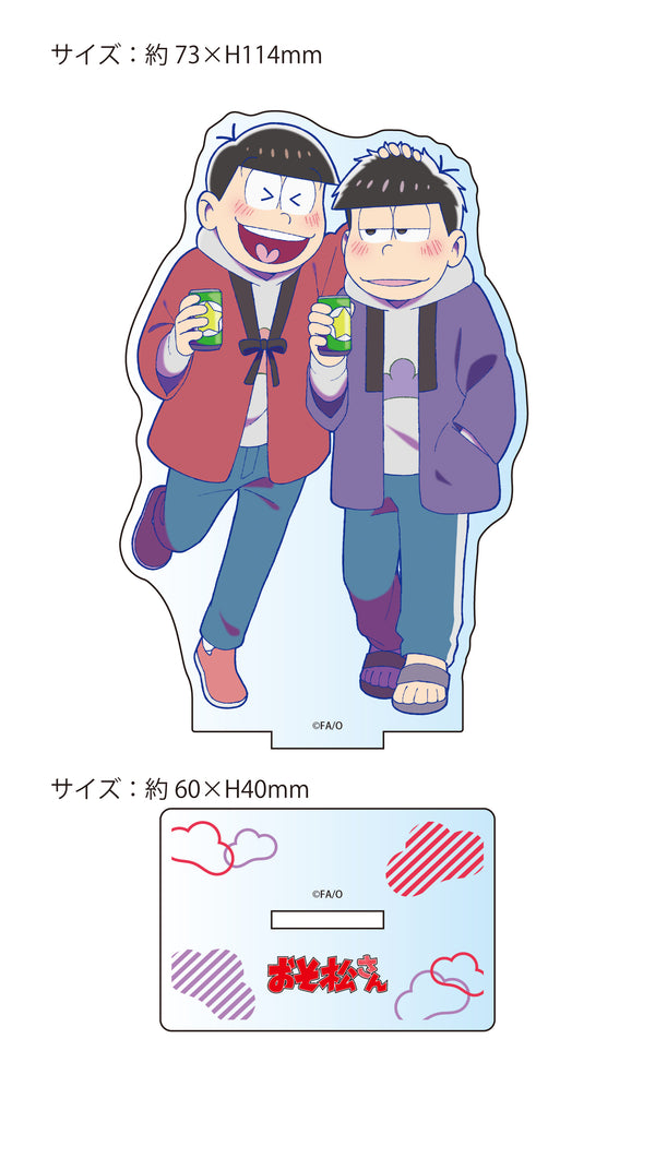『おそ松さん』【描き下ろし】おそ松&一松 (冬) BIGアクリルスタンド