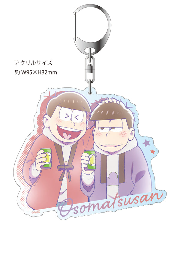 『おそ松さん』【描き下ろし】おそ松&一松 (冬) アクリルキーホルダー