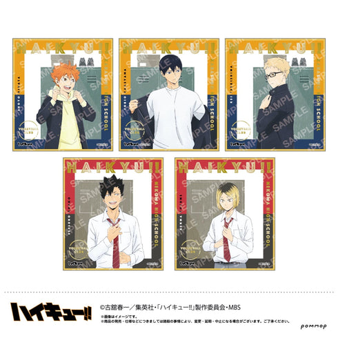 『ハイキュー!!』箔押しミニ色紙コレクション BOX