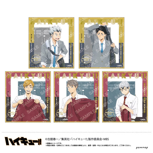 『ハイキュー!!』箔押しミニ色紙コレクション BOX