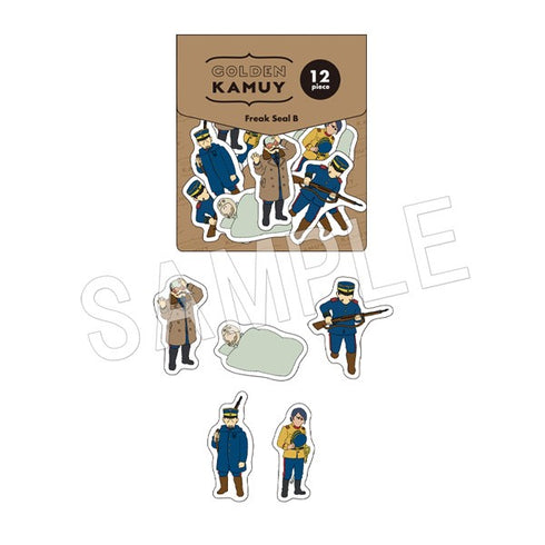 『ゴールデンカムイ』フレークシールセットB 鶴見、鯉登、月島・二階堂・宇佐美