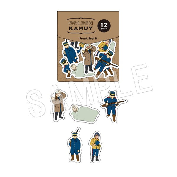 『ゴールデンカムイ』フレークシールセットB 鶴見、鯉登、月島・二階堂・宇佐美