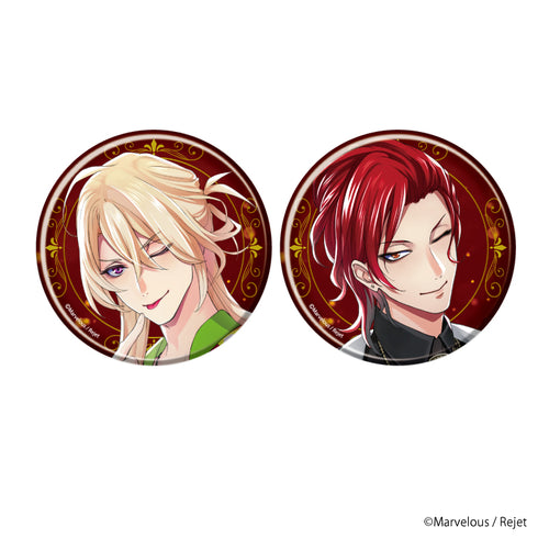 『ファビュラスナイト』缶バッジ2個セット 01/Keith&統夜