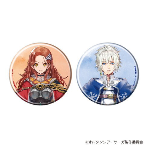 『オルタンシア・サーガ』缶バッジ2個セット 01/ルージュ&ルキウス