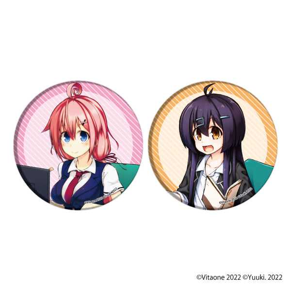 『いきのこれ!社畜ちゃん』缶バッジ2個セット 01/社畜ちゃん&後輩ちゃん