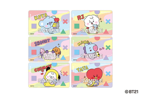『BT21』デコステッカー2 ガムつき BOX