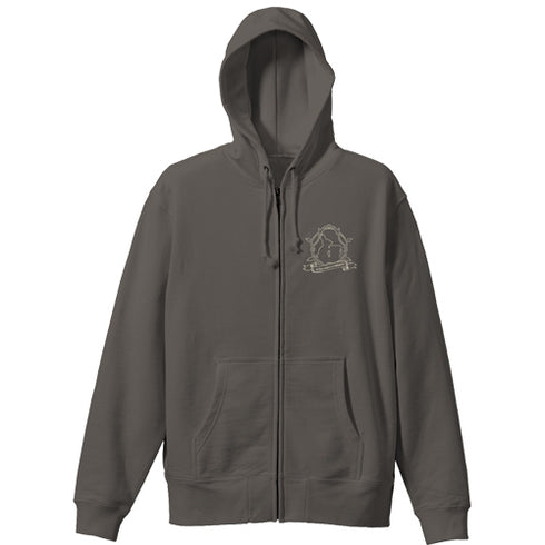 『ご注文はうさぎですか??』ラビットハウス ジップパーカー/ CHARCOAL