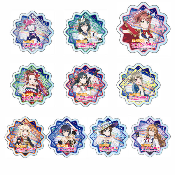 『ラブライブ!虹ヶ咲学園スクールアイドル同好会』アクリルバッジ 3rdアルバムソロ楽曲衣装 ver BOX