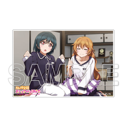 『ラブライブ!虹ヶ咲学園スクールアイドル同好会』ミニアクリルプレート 彼方&栞子