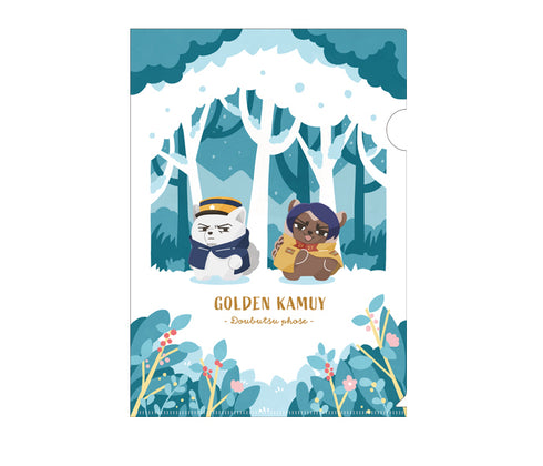 『ゴールデンカムイ』どうぶつフォーゼ クリアファイル / (3)月島軍曹&鯉登少尉