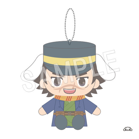 『ゴールデンカムイ×サンリオキャラクターズ』お座りぬいぐるみマスコット 杉元佐一×シナモロール