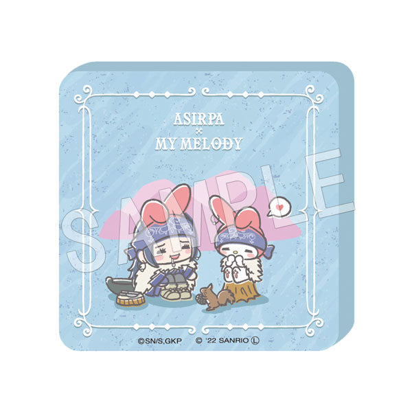 『ゴールデンカムイ×サンリオキャラクターズ』アクリルブロック アシㇼパ×マイメロディ