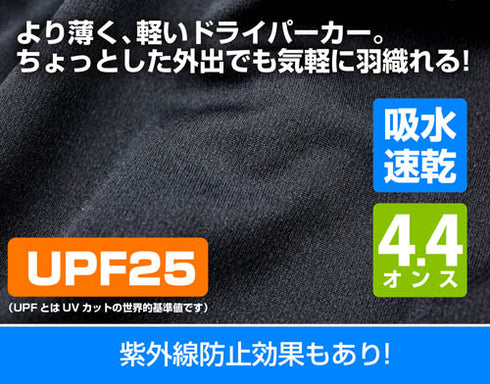 『ゆるキャン△』志摩リン 薄手ドライパーカー