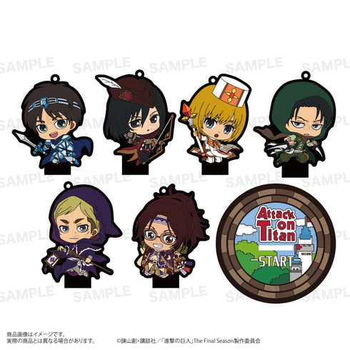『進撃の巨人』トレーディング3Wayラバースタンド<きゃらほっぴん!> BOX