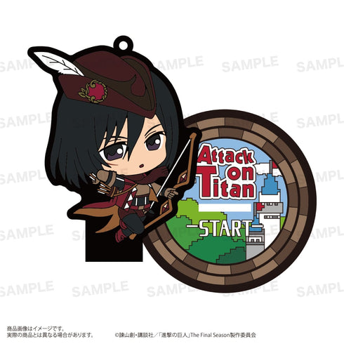 『進撃の巨人』トレーディング3Wayラバースタンド<きゃらほっぴん!> BOX