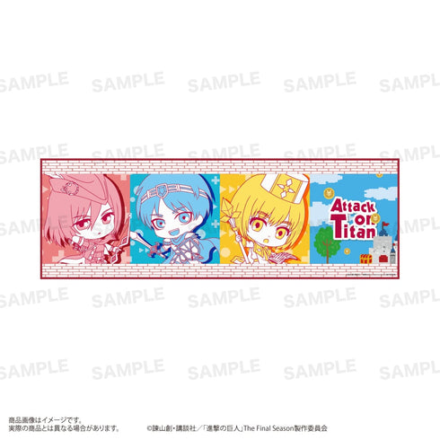 『進撃の巨人』タオル<きゃらほっぴん!> A (エレン / ミカサ / アルミン)