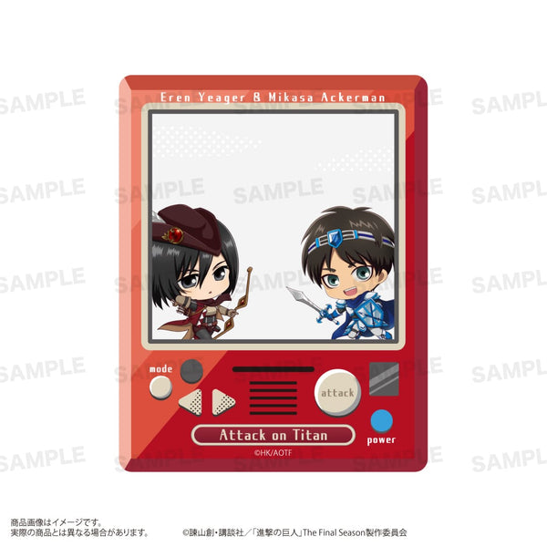 『進撃の巨人』アクリルカード<きゃらほっぴん!> A (エレン / ミカサ)