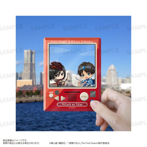 『進撃の巨人』アクリルカード<きゃらほっぴん!> A (エレン / ミカサ)