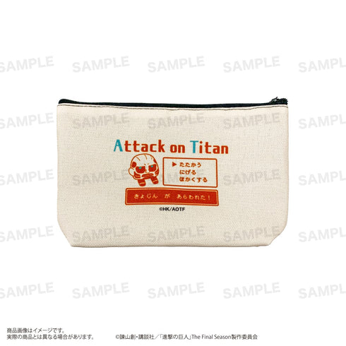 『進撃の巨人』船底ポーチ<きゃらほっぴん!> A (エレン / ミカサ / アルミン)