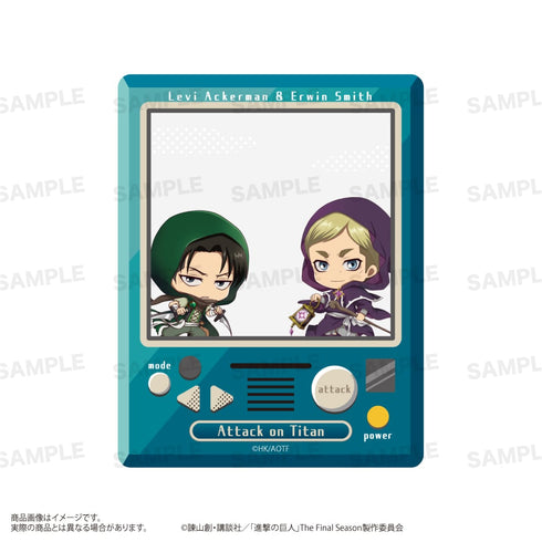 『進撃の巨人』 アクリルカード<きゃらほっぴん!> B(リヴァイ / エルヴィン)