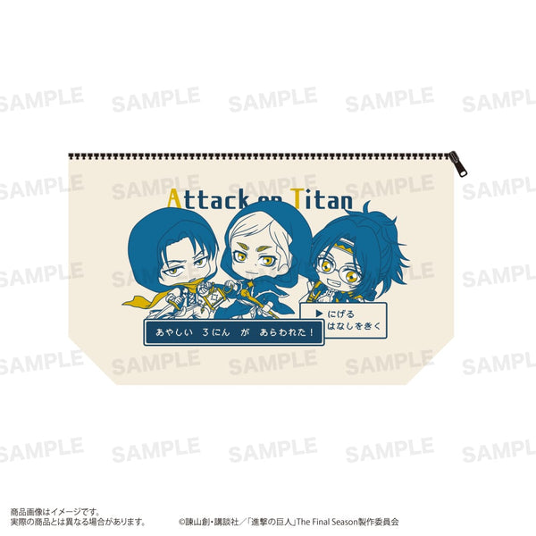 『進撃の巨人』船底ポーチ<きゃらほっぴん!> B(リヴァイ / エルヴィン / ハンジ)