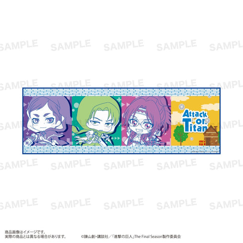 『進撃の巨人』タオル<きゃらほっぴん!> B(リヴァイ / エルヴィン / ハンジ)