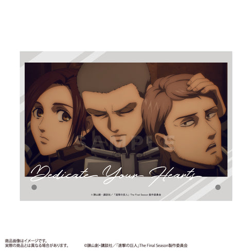 『進撃の巨人』アクリルパネル C:ジャン、サシャ、コニー